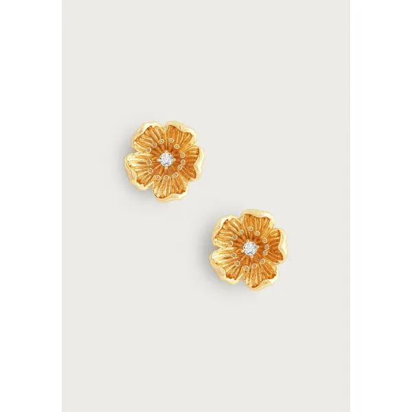 ANABEL ARAM WILDFLOWERS GOLD STUD EARRINGS Carats Mcallen, TX