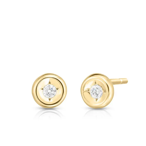 ROBERTO COIN 18K Y STUD EARRINGS Carats Mcallen, TX