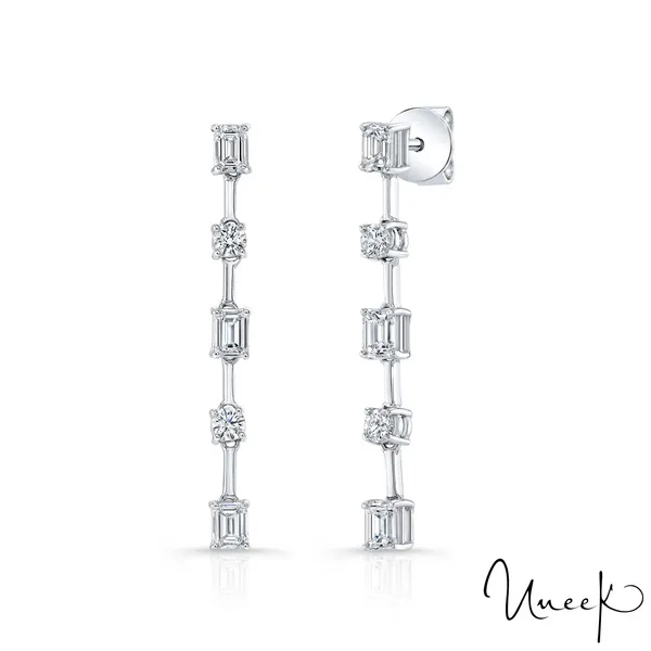 Uneek Chatterley Collection Straight Drop Earrings Carats Mcallen, TX