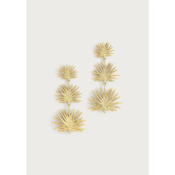 Anabel Aram Triple Fan Palm Dangle earrings Carats Mcallen, TX