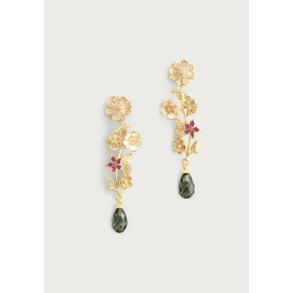 Anabel Aram Wildflowers Stone Drop Earrings Carats Mcallen, TX