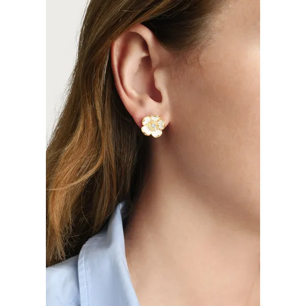 ANABEL ARAM Wildflowers Enameled Stud Earrings Image 2 Carats Mcallen, TX