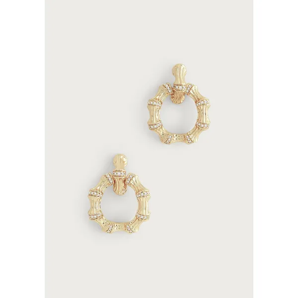 Bamboo Double Hoop Earrings Carats Mcallen, TX