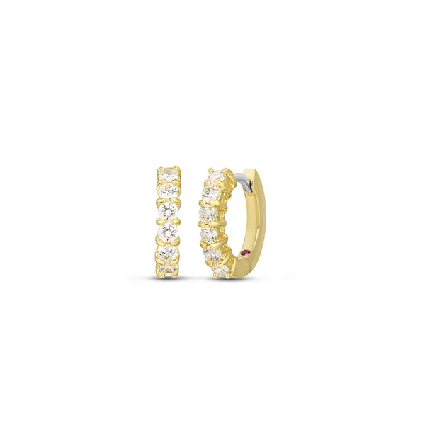ROBERTO COIN YG SINGLE LINE DIAM EARRINGS Carats Mcallen, TX