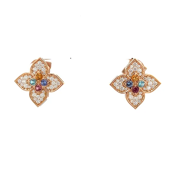 ROBERTO COIN ROSE GOLD VENETIAN PRINCESS EARRINGS Carats Mcallen, TX