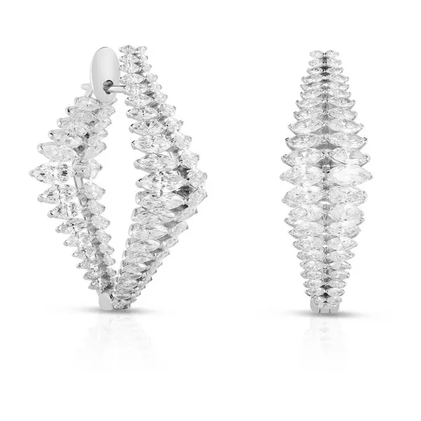 CICADA ELONGADED DIAMOND EARRING Carats Mcallen, TX
