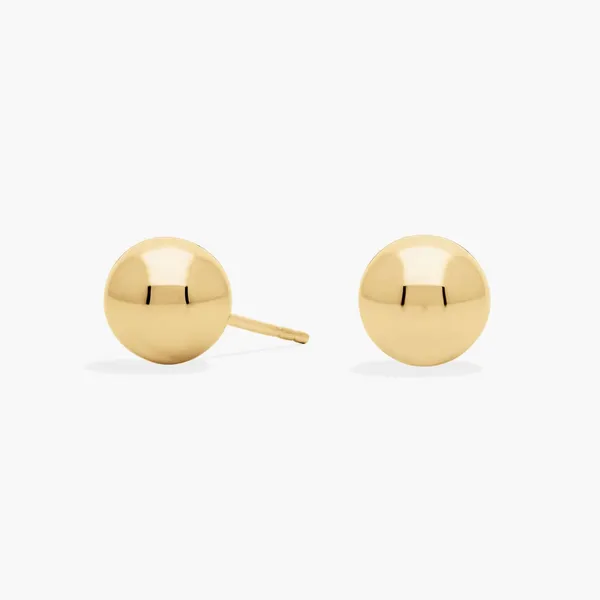 MIDAS 8mm POLISHED BALL STUD EARRINGS Carats Mcallen, TX