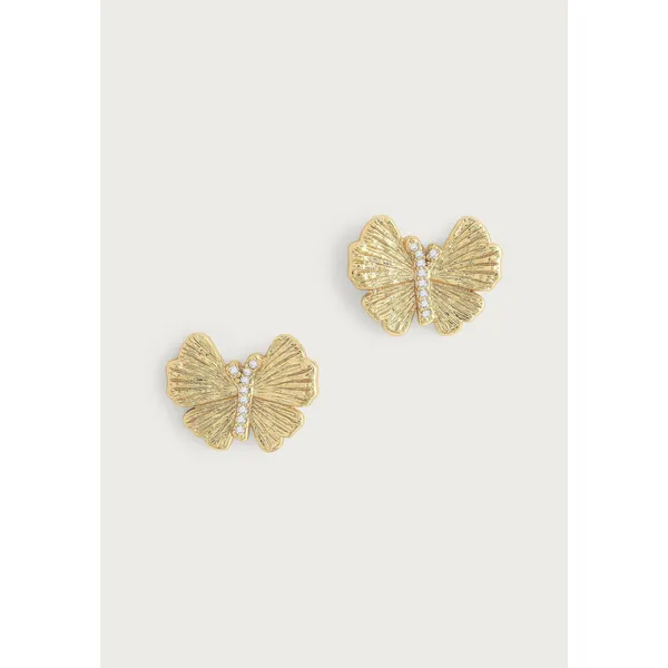 Anabel Aram Butterfly Stud Gold Earrings Carats Mcallen, TX