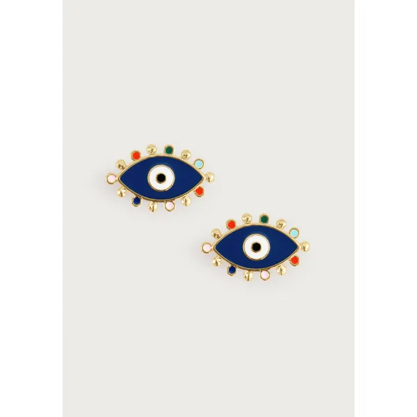 ANABEL ARAM Milos Evil Eye Studs Image 2 Carats Mcallen, TX