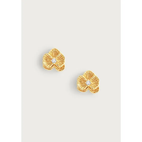 Anabel Aram Orchid stud earrings Carats Mcallen, TX