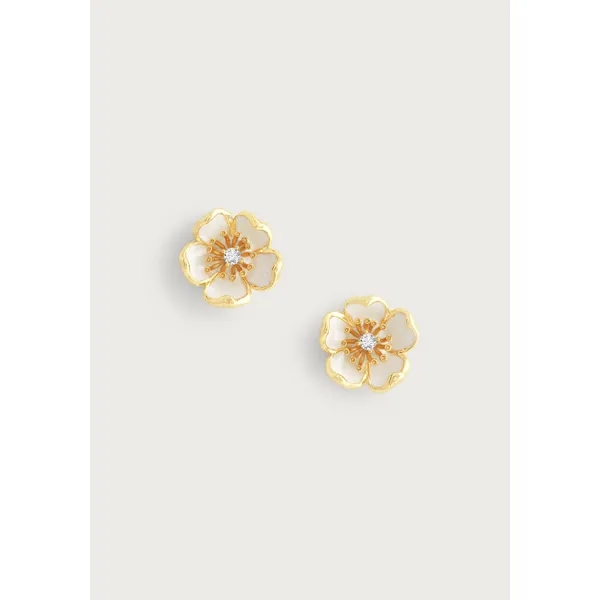 ANABEL ARAM Wildflowers Enameled Stud Earrings Carats Mcallen, TX