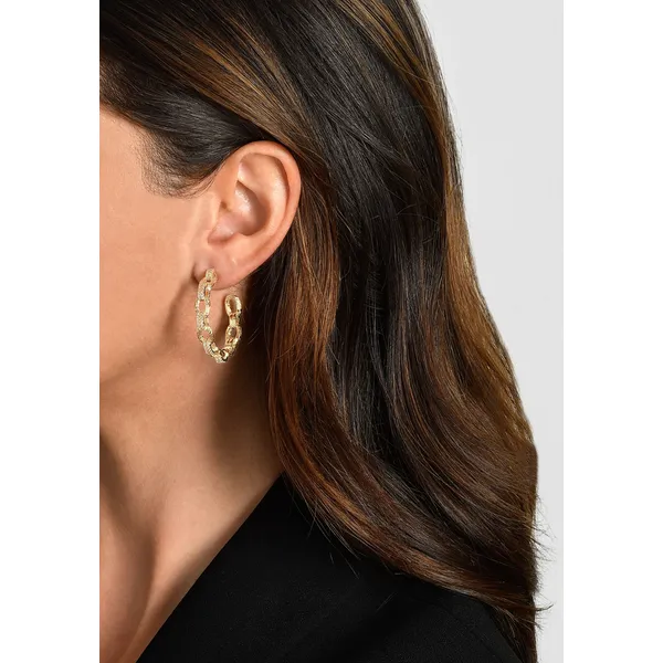 Anabel Aram Enchanted Forest Chain Hoop Earrings Image 2 Carats Mcallen, TX