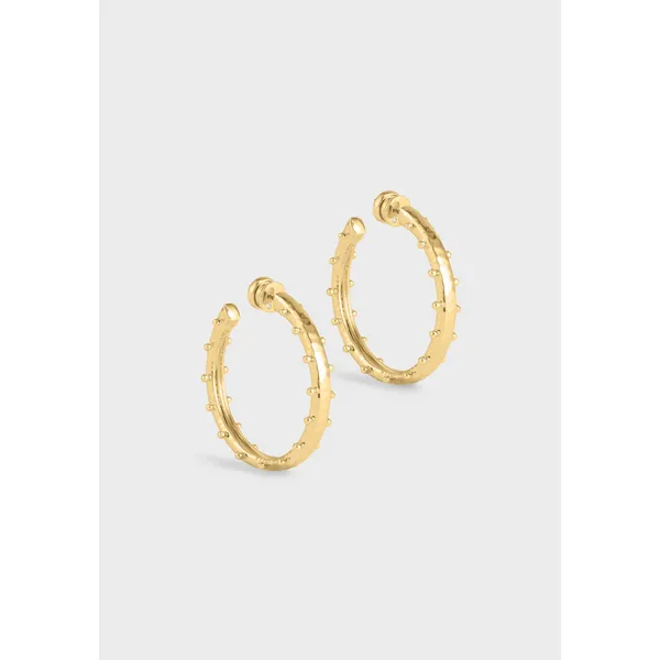 ANABEL ARAM Milos Gold Medium Hoops Carats Mcallen, TX