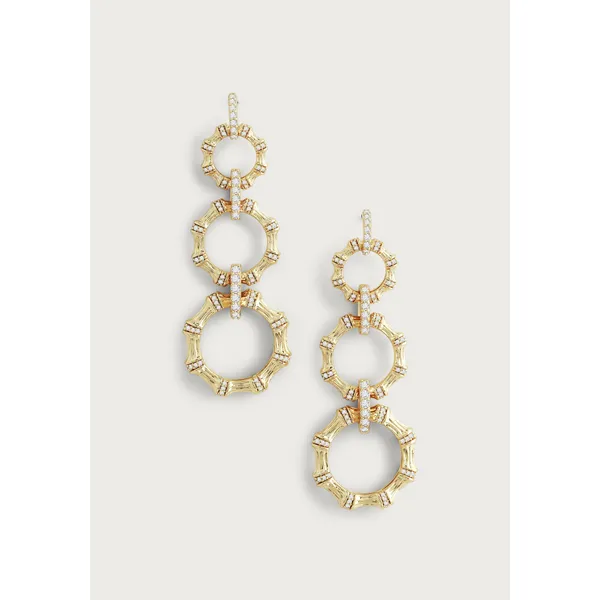 BAMBOO LONG CHAIN EARRINGS Carats Mcallen, TX