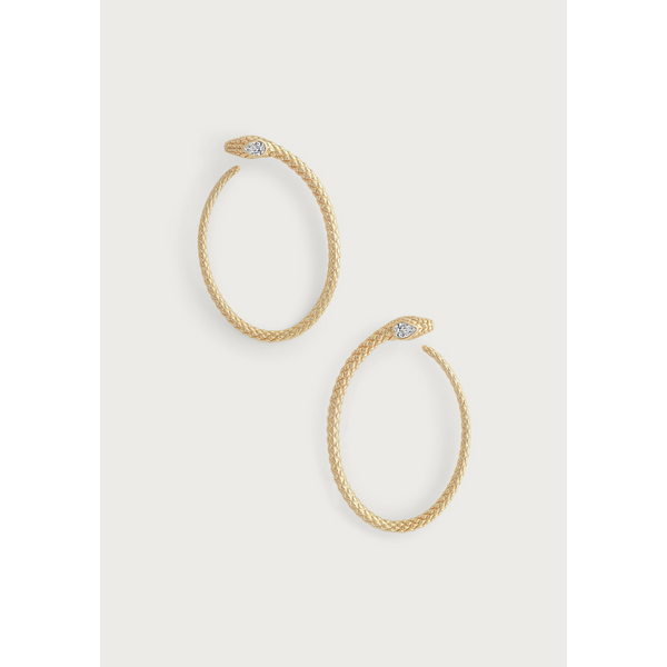 SERPENT HOOP EARRINGS Carats Mcallen, TX