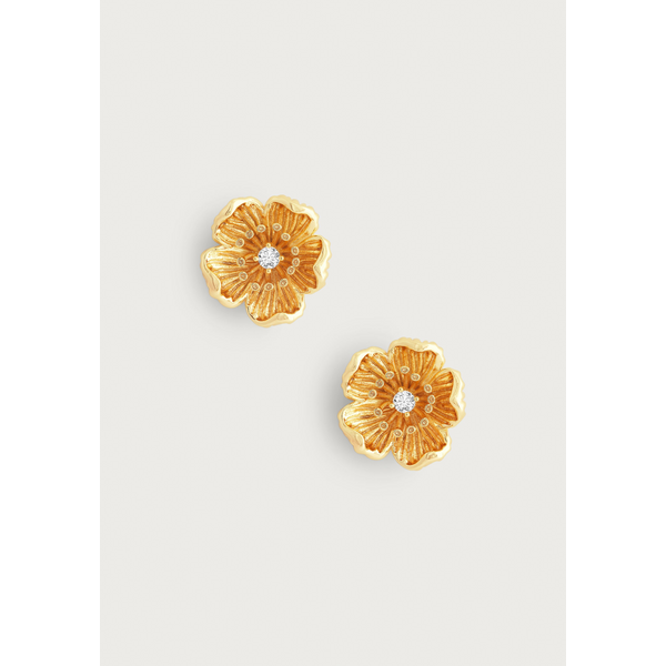 ANABEL ARAM WILDFLOWERS GOLD STUD EARRINGS Carats Mcallen, TX