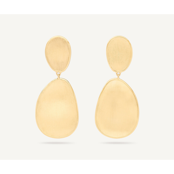 Lunaria 18K Yellow Gold Small Double Drop Earrings Carats Mcallen, TX