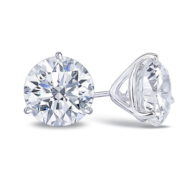 KWIAT ROUND DIAMOND STUD EARRINGS IN PLATINUM, 3.00CARATS TOTAL WEIGHT Carats Mcallen, TX