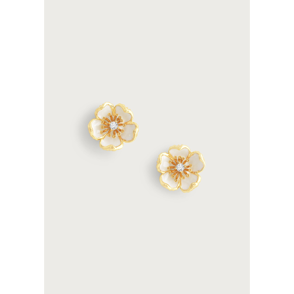 ANABEL ARAM Wildflowers Enameled Stud Earrings Carats Mcallen, TX