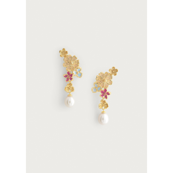 Wildflowers Pearl Drop Earrings Carats Mcallen, TX