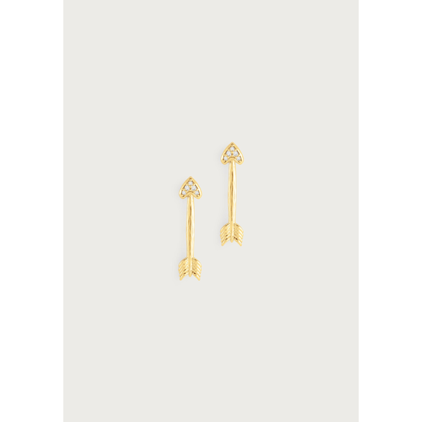 Heart Arrow Stud Earrings Carats Mcallen, TX