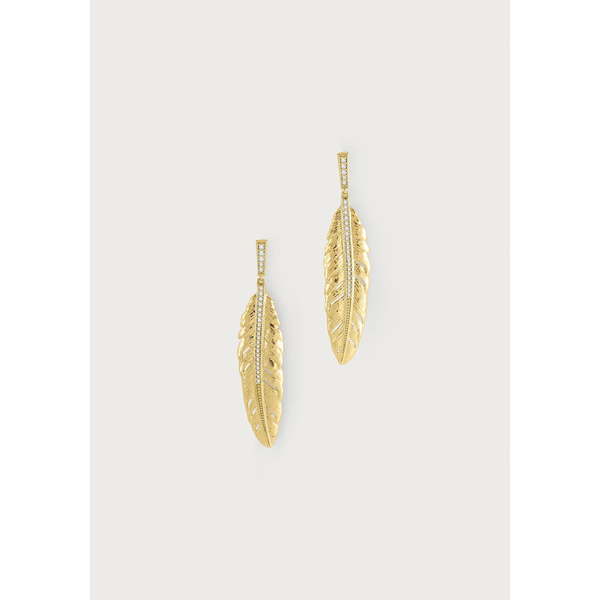 Feather Drop Earrings Carats Mcallen, TX