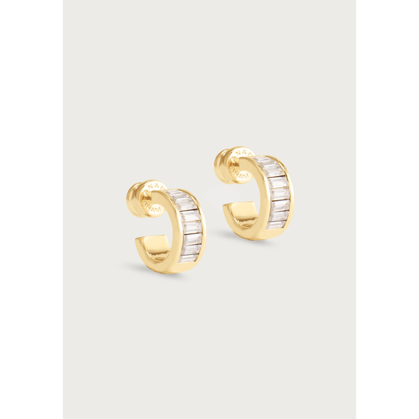Celeste Huggie Hoops, Gold Carats Mcallen, TX