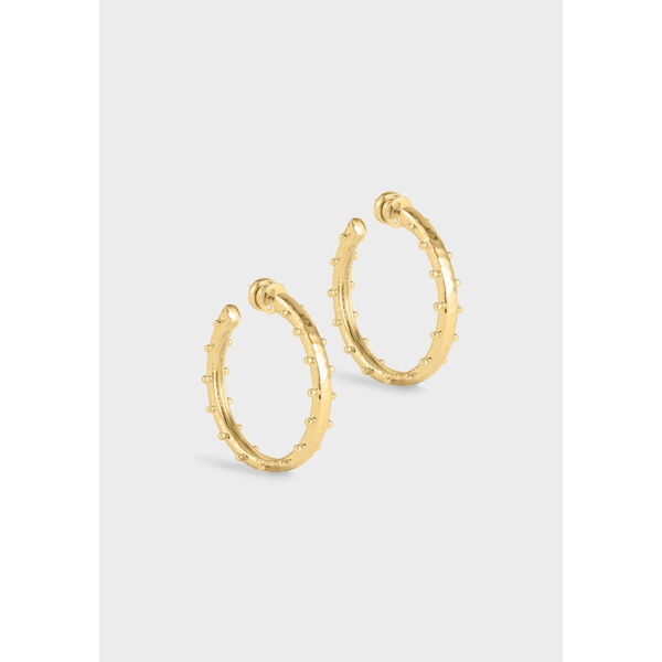 Milos Gold Medium Hoops Carats Mcallen, TX