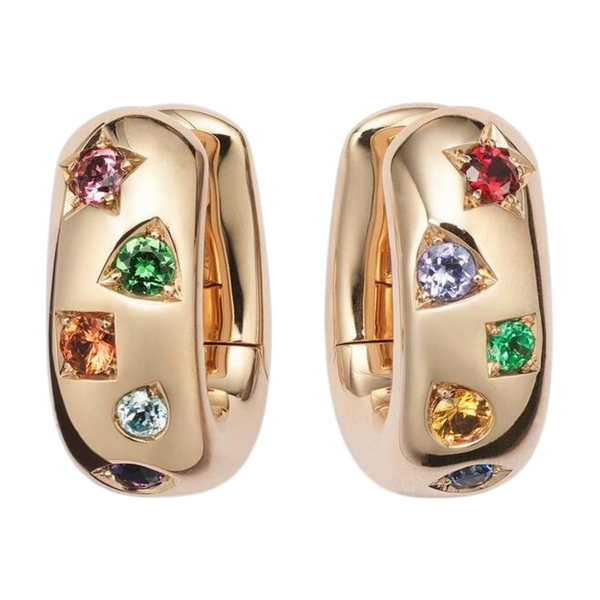 POMELLATO ICONICA HOOP ROSE GOLD EARRINGS Carats Mcallen, TX