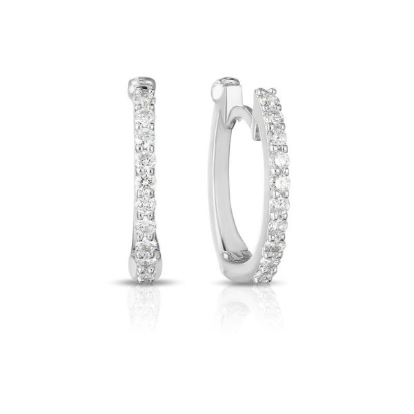 Roberto Coin Wg 18K Baby Hoops Carats Mcallen, TX