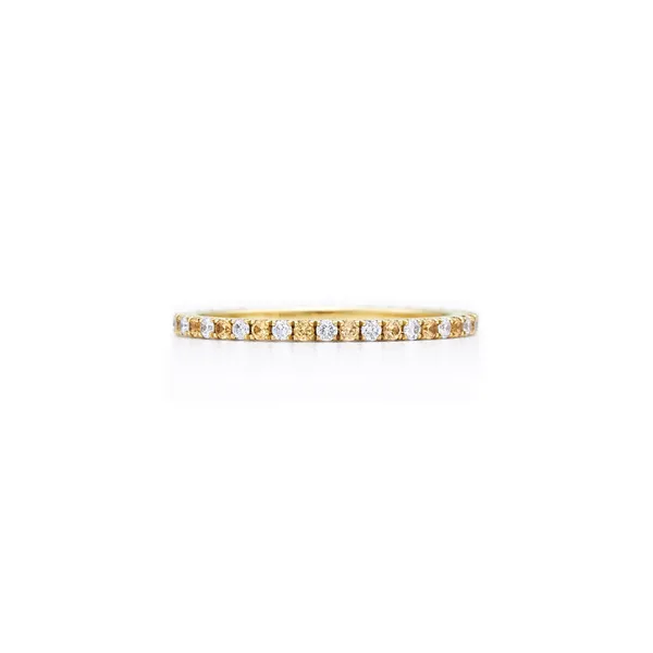 Kwiat Stackable Slim Ring with Diamonds and Yellow Sapphires Carats Mcallen, TX