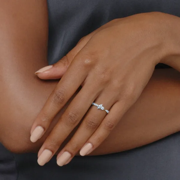 Duet Delicate Ring with Diamonds Image 3 Carats Mcallen, TX