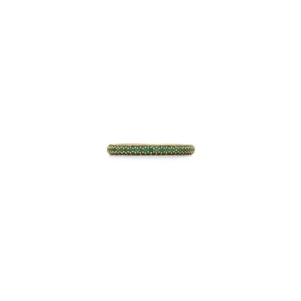 18K YG MOONLIGHT 3 ROW SAVORITE RING =.80GTS Carats Mcallen, TX