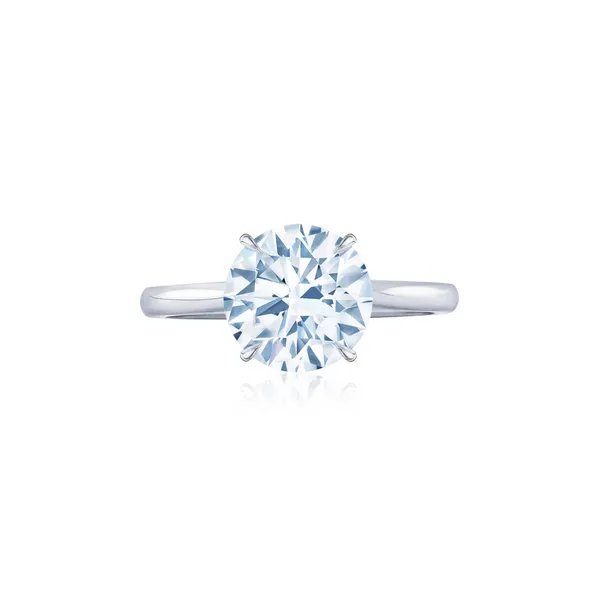 MINE TO SHINE  Engagement Ring with a Round Brilliant Diamond Image 2 Carats Mcallen, TX