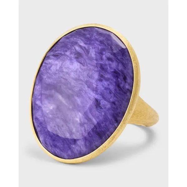 MARCO BICEGO LUNARIA 18K Yellow Gold Cocktail Ring With Charoite Carats Mcallen, TX