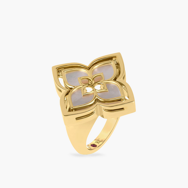 ROBERTO COIN MOTHER OF PEARL PIROUETTE RING Carats Mcallen, TX