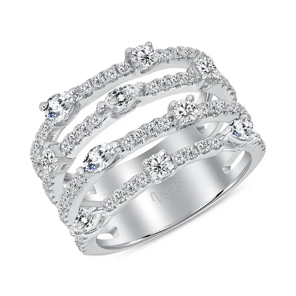 Uneek Gatsby Collection 4-Row Fashion Ring Carats Mcallen, TX