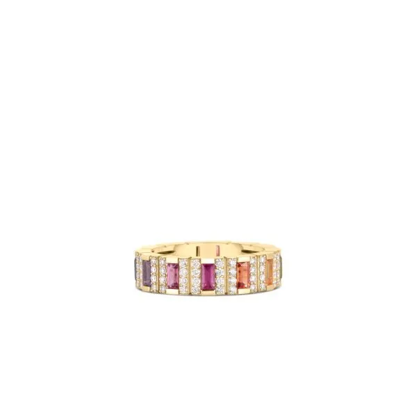 ROBERTO COIN 18K Y DIA RUBY PK ORG OBEL PRIVE RING Carats Mcallen, TX