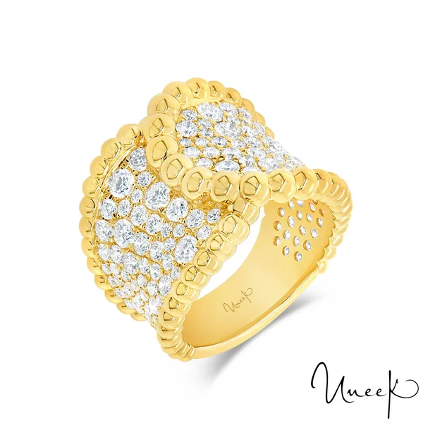 UNEEK YELLOW GOLD DIAMOND RING Carats Mcallen, TX