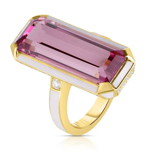 Cicada Rectangular Tourmaline Ring Carats Mcallen, TX