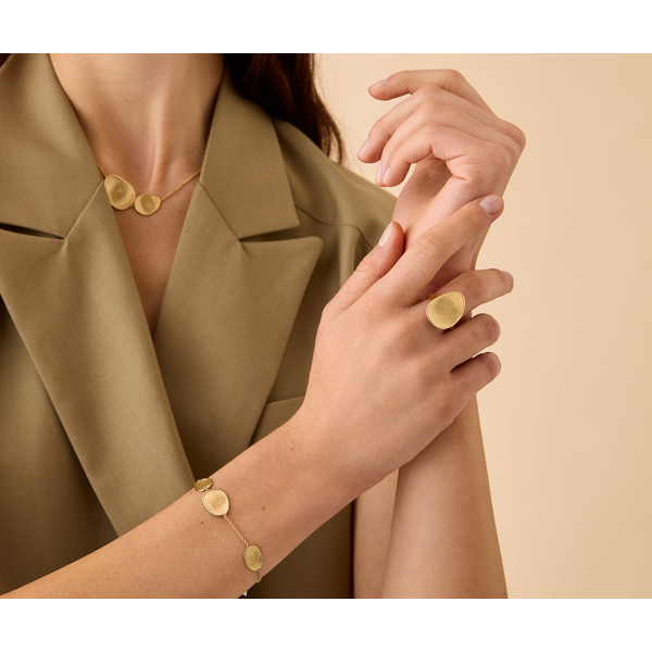 Lunaria 18K Yellow Gold Small Cocktail Ring Image 2 Carats Mcallen, TX