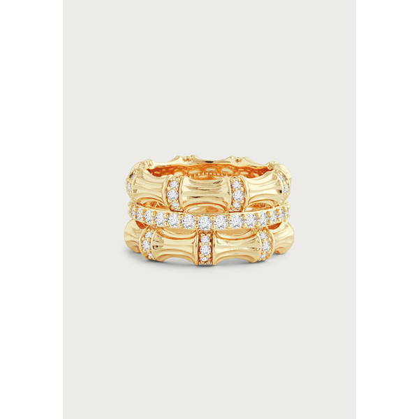 ANABEL ARAM Bamboo Stack Ring Carats Mcallen, TX