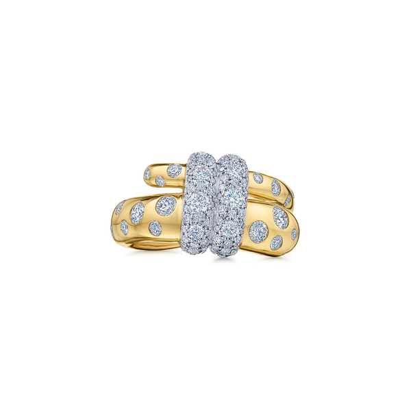 Cobblestone Large Buckle Ring with Diamonds Carats Mcallen, TX