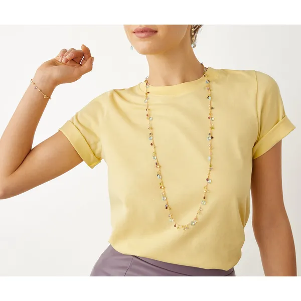 MARCO BICEGO PARADISE 18K Yellow Gold Gemstone Necklace, Long Image 2 Carats Mcallen, TX
