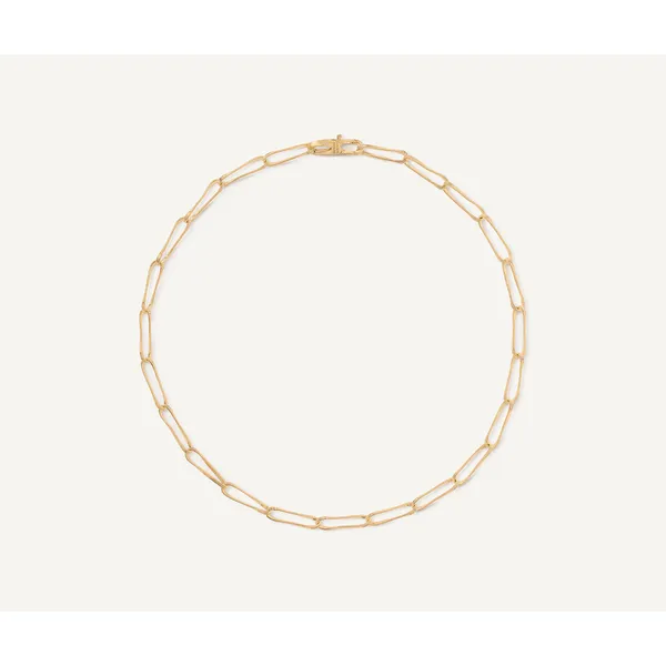 MARCO BICEGO MARRAKECH ONDE 18K Yellow Gold Twisted Coil Link Necklace Carats Mcallen, TX