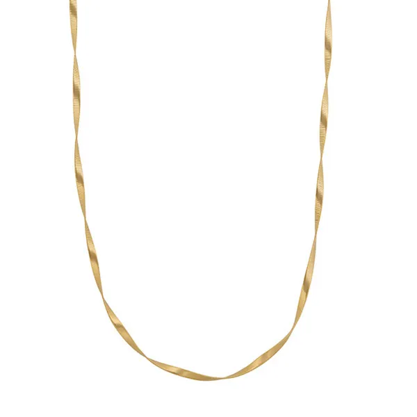 MARCO BICEGO MARRAKECH 18K Yellow Gold Twisted Supreme Long Necklace Carats Mcallen, TX