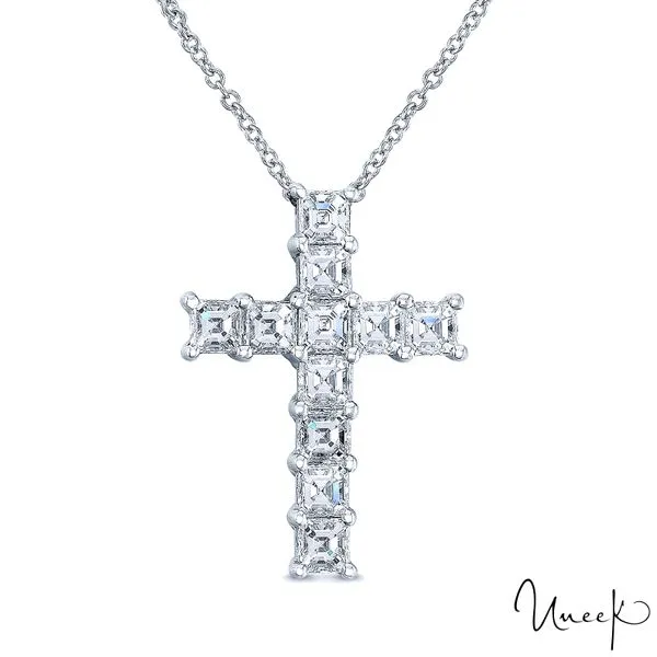 UNEEK Croos with Asher Cut Diamonds Carats Mcallen, TX