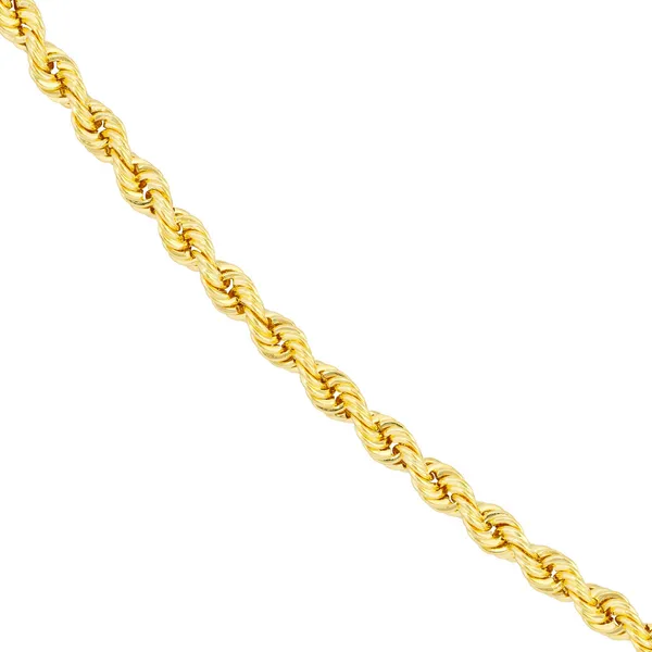 MIDAS 2.9mm Light Rope Chain with Lobster Lock Image 2 Carats Mcallen, TX
