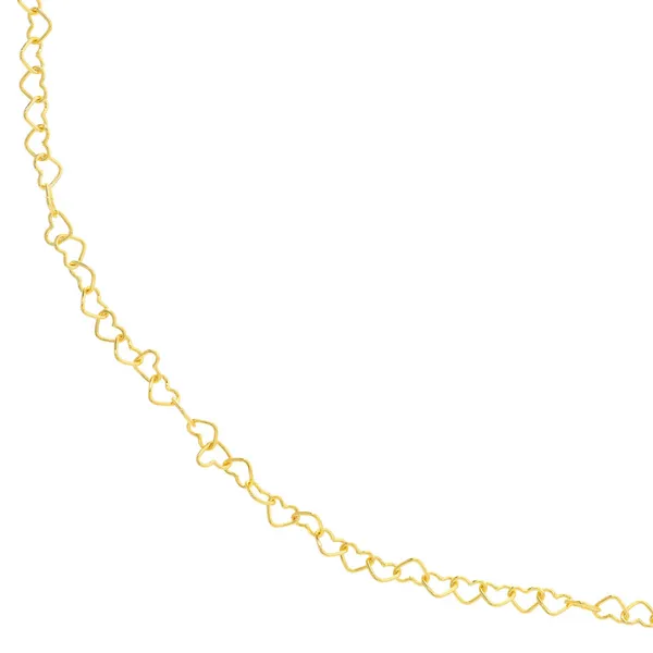 MIDAS 3.50mm Twist Heart Chain Image 2 Carats Mcallen, TX