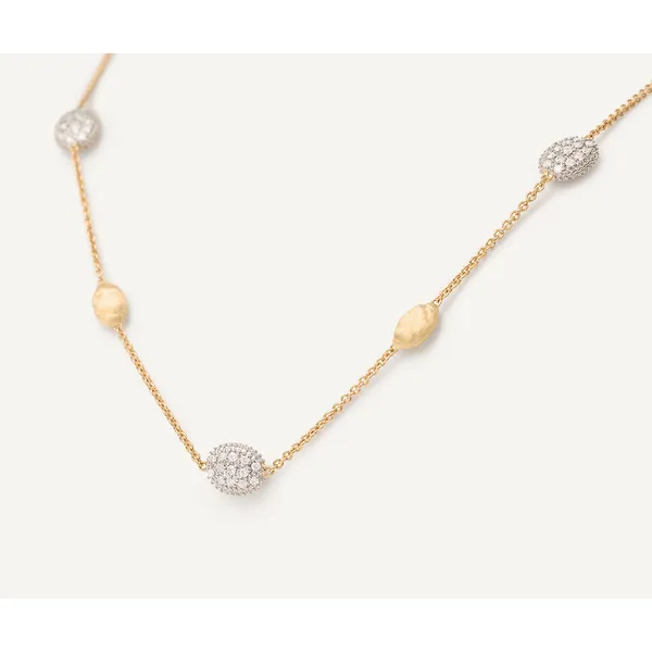MARCO BICEGO SIVIGLIA 18KT GOLD NECKLACE WITH DIAMONDS Image 3 Carats Mcallen, TX